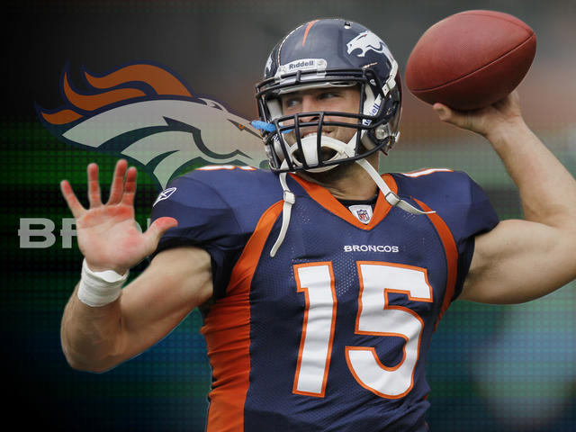 tim tebow  broncos Its official: Tim Tebow is the new Broncos starter!